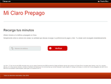 Tablet Screenshot of micuenta.claropr.com